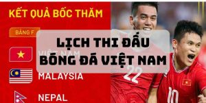 lịch thi đấu bóng đá Việt Nam